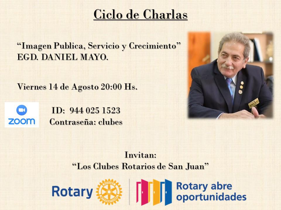 Ciclo de Charlas de los Clubes Rotarios de San Juan